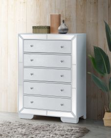 Glory Furniture Hollywood Hills G8105-N Nightstand , Silver Champagne