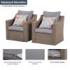 Wicker Outdoor Furniture - Two single chair