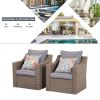 Wicker Outdoor Furniture - Two single chair