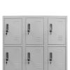 Locker Cabinet with 12 Compartments 35.4"x17.7"x70.9"