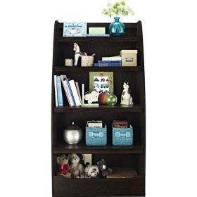 children's 4 tier bookshelf (Color: espresso)