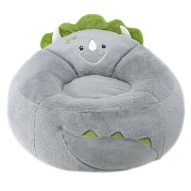 Soft Plush Unicorn Bean Bag Chair, Kids, 2.25 ft, Pink (Color: Grey)