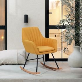 ROCKING CHAIR - GREY (Color: Orange)